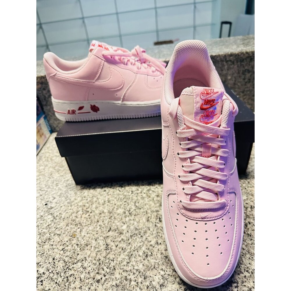 Nike Air Force 1 '07 LX "Thank You Plastic Bag- Pink Foam" Low-Top Sneakers Size